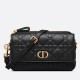 Replica Dior Caro Pouch Black Cannage Calfskin Replica Dior Caro Pouch Black Cannage Calfskin