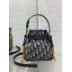 Replica Dior C'est Small Bag Blue Oblique Jacquard