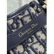 Replica Dior C'est Small Bag Blue Oblique Jacquard