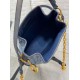 Replica Dior C'est Medium Bag Blue Denim Oblique Jacquard