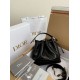 Replica Dior Small Jolie Bucket Bag Black Macrocannage Lambskin