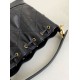 Replica Dior Small Jolie Bucket Bag Black Macrocannage Lambskin