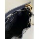 Replica Dior Small Jolie Bucket Bag Black Macrocannage Lambskin