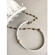Fake Dior Small Jolie Bucket Bag White Macrocannage Lambskin Replica