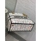 Fake Dior Lady D-Lite Medium Bag White and Red Je Vous Adore Motif Replica Replica Dior Lady D-Lite Medium Bag White and Red Je Vous Adore Motif