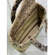 Replica Dior Dioriviera Lady D-Lite Medium Bag Raffia with Lime Toile de Jouy Sauvage Embroidery