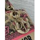 Fake Dior Dioriviera Lady D-Lite Medium Bag Raffia with Pink Toile de Jouy Sauvage Embroidery Replica
