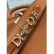 Replica Dior Medium Lady D-Sire My ABCDior Bag Brown Bull Leather