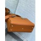 Replica Dior Medium Lady D-Sire My ABCDior Bag Brown Bull Leather