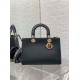 Replica Dior Medium Lady D-Sire My ABCDior Bag Black Bull Leather Replica Dior Medium Lady D-Sire My ABCDior Bag Black Bull Leather