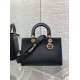 Replica Dior Medium Lady D-Sire My ABCDior Bag Black Bull Leather Replica Dior Medium Lady D-Sire My ABCDior Bag Black Bull Leather