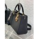 Replica Dior Medium Lady D-Sire My ABCDior Bag Black Bull Leather Replica Dior Medium Lady D-Sire My ABCDior Bag Black Bull Leather