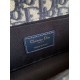 Replica Dior 30 Montaigne East-West Bag with Chain Blue Oblique Jacquard