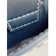 Replica Dior 30 Montaigne East-West Bag with Chain Blue Oblique Jacquard