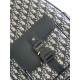 Replica Dior Saddle Zip Backpack Beige Oblique Jacquard