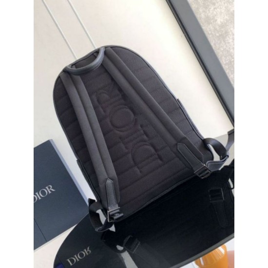 Replica Dior Saddle Zip Backpack Black Oblique Jacquard Fake Dior Saddle Zip Backpack Black Oblique Jacquard Replica