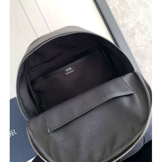 Replica Dior Saddle Zip Backpack Black Oblique Jacquard Fake Dior Saddle Zip Backpack Black Oblique Jacquard Replica