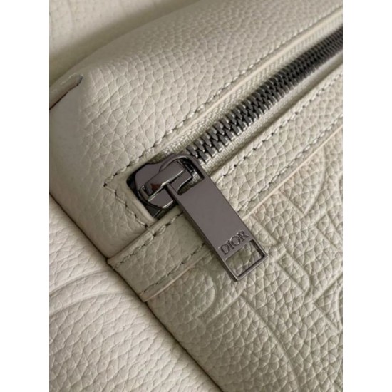 Replica Dior Rider 2.0 Zipped Backpack Beige Gravity Leather
