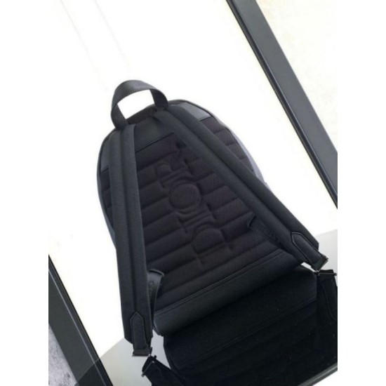 Replica Dior Rider 2.0 Zipped Backpack Black Gravity Leather