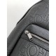 Replica Dior Rider 2.0 Zipped Backpack Black Gravity Leather