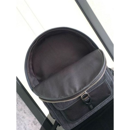 Replica Dior 8 Backpack Black Dior Oblique Jacquard