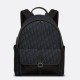 Replica Dior 8 Backpack Black Dior Oblique Jacquard
