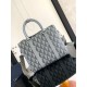 Replica Dior Lingot Briefcase Grey CD Diamond