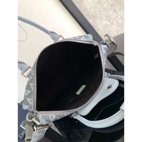Replica Dior Lingot Briefcase Grey CD Diamond