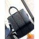 Fake Dior Lingot Briefcase Black CD Diamond Replica