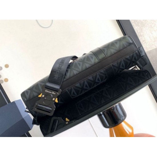 Fake Dior Lingot Briefcase Black CD Diamond Replica