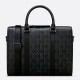 Fake Dior Lingot Briefcase Black CD Diamond Replica