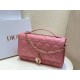 Replica Dior Miss Dior Top Handle Bag Melocoton Pink Cannage Lambskin Fake Dior Miss Dior Top Handle Bag Melocoton Pink Cannage Lambskin Replica