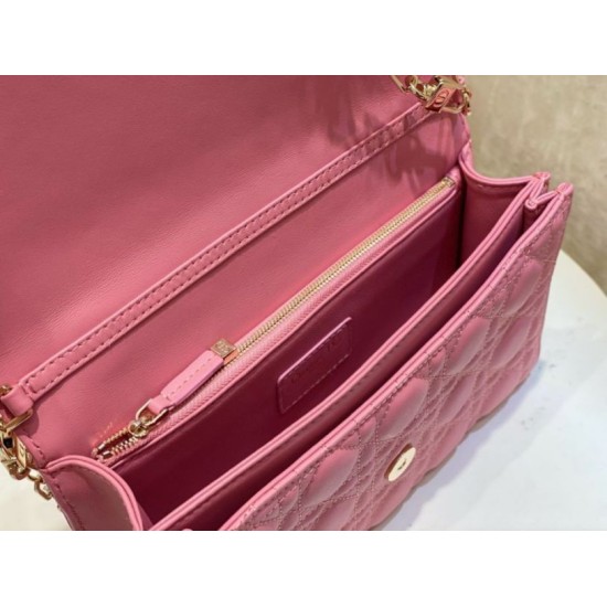 Replica Dior Miss Dior Top Handle Bag Melocoton Pink Cannage Lambskin Fake Dior Miss Dior Top Handle Bag Melocoton Pink Cannage Lambskin Replica