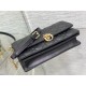 Replica Dior Miss Dior Top Handle Bag Black Cannage Lambskin