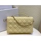 Replica Dior Miss Dior Top Handle Bag Pastel Yellow Cannage Lambskin