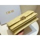 Replica Dior Miss Dior Top Handle Bag Pastel Yellow Cannage Lambskin