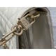 Replica Dior Miss Dior Top Handle Bag White Cannage Lambskin