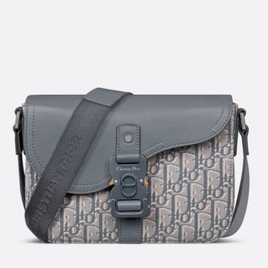 Fake Dior Small Saddle Messenger Bag Grey Oblique Jacquard and Calfskin Replica Replica Dior Small Saddle Messenger Bag Grey Oblique Jacquard and Calfskin