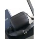 Replica Dior Mini Rider 2.0 Zipped Messenger Bag Black Oblique with Black Leather