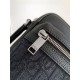 Replica Dior Mini Rider 2.0 Zipped Messenger Bag Black Oblique with Black Leather