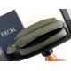 Fake Dior Rider 2.0 Zipped Messenger Bag Khaki Gravity Leather Replica