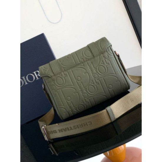 Replica Dior Hit the Road Flap Messenger Bag Khaki Gravity Leather