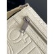 Replica Dior Men's Messenger Bag with Flap Beige Gravity Leather
