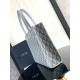 Replica Dior Safari Tote Bag Grey CD Diamond