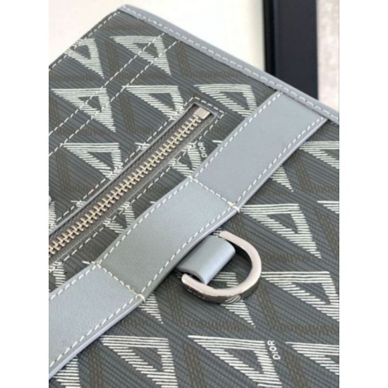 Replica Dior Safari Tote Bag Grey CD Diamond