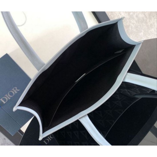 Replica Dior Safari Tote Bag Grey CD Diamond