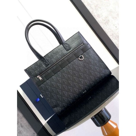 Replica Dior Safari Tote Bag Black CD Diamond