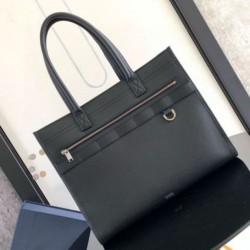 Replica Dior Safari Tote Bag Black Grained Calfskin