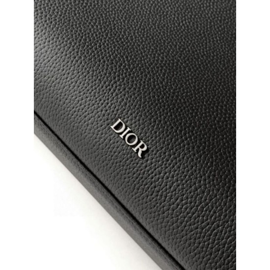 Replica Dior Safari Tote Bag Black Grained Calfskin