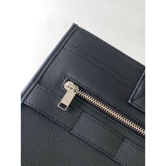 Replica Dior Safari Tote Bag Black Grained Calfskin